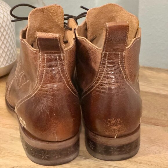 🤎 Gorgeous Bed Stu Brown Leather Ankle Boots - Picture 9 of 13